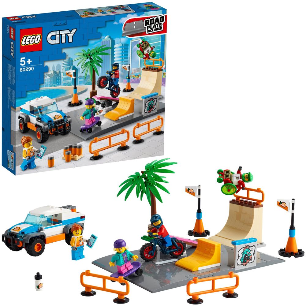 Конструктор LEGO City Community 60290 Скейт-парк