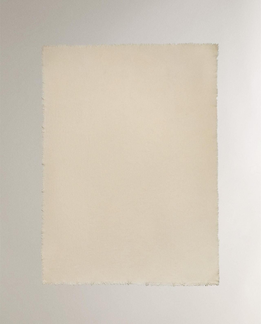 Zara Home - Шерстяной плед, экрю, 140x190 см