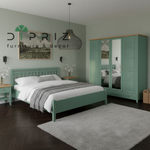 Тумба прикроватная, 50х41х55, Саргас, напольная, с ящиками, из натурального дерева, эвкалипт / дуб, Dipriz