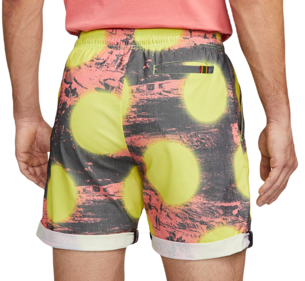 Мужские теннисные шорты Nike Dri-FIT Heritage Print Tennis Shorts - volt