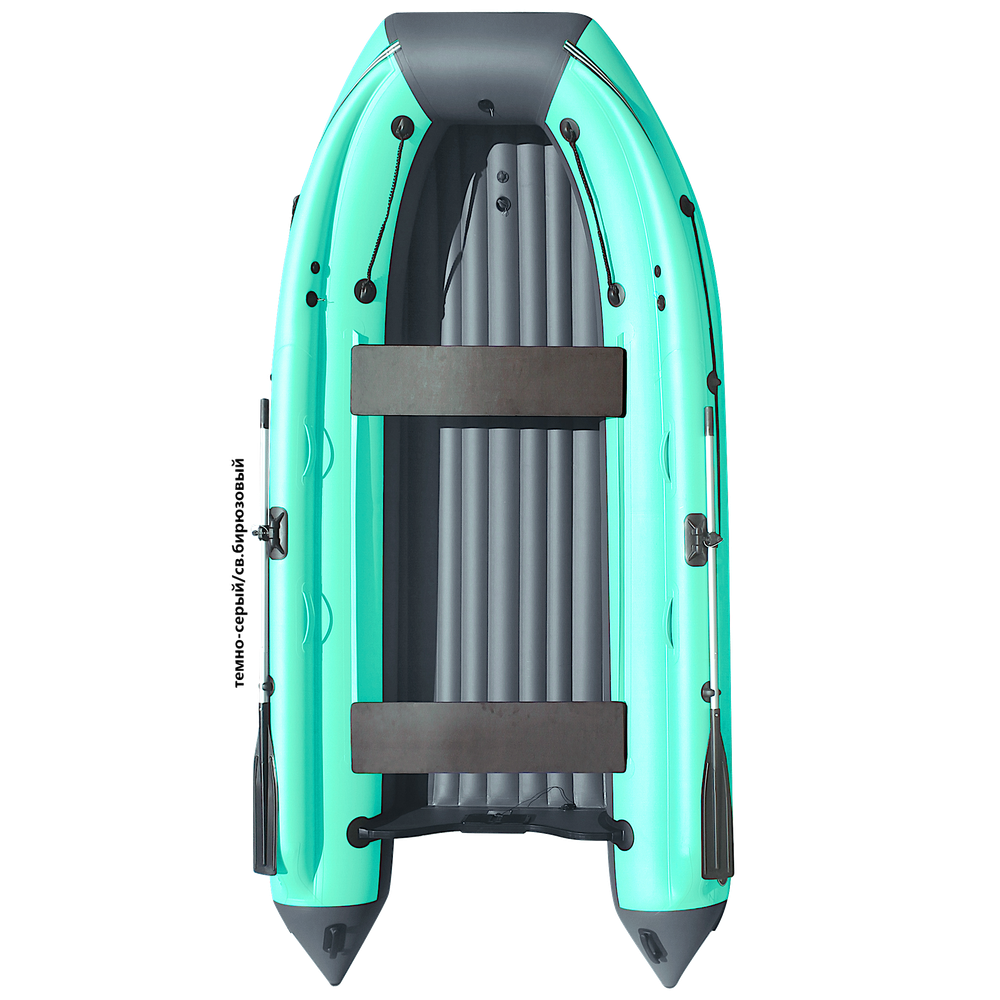 Лодка ПВХ Angler Reef Тритон 390FiНД с интегрированным фальшбортом -