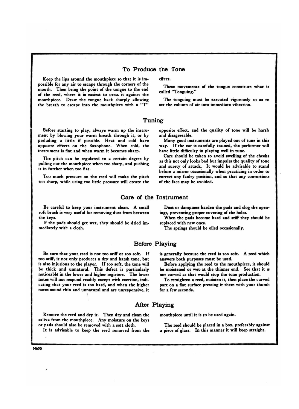 Universal method for the saxophone | Paul de Ville