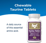 Taurine Tablets - Таурин для кошек, жевательные таблетки, уп. 100 шт