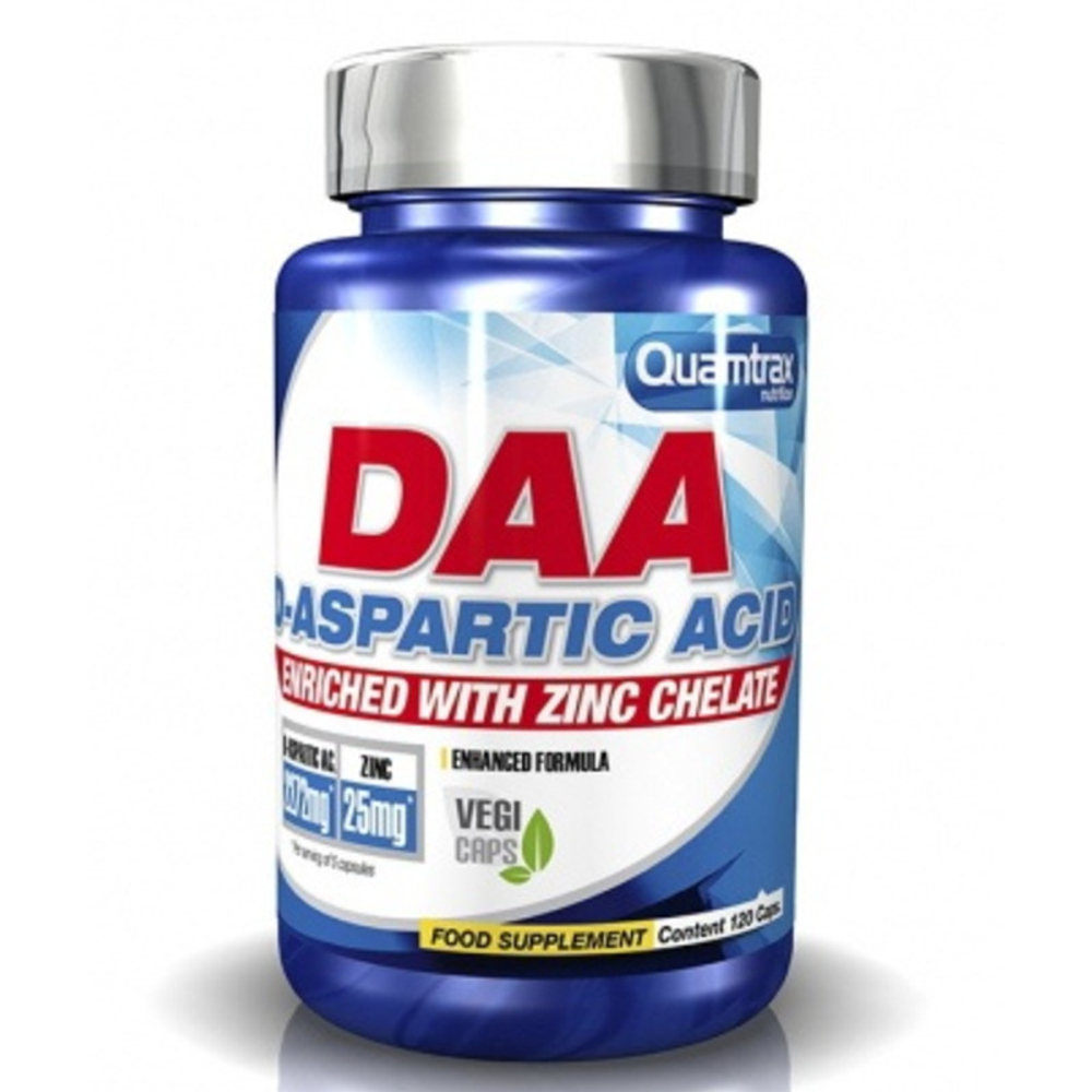 Quamtrax  DAA D-Aspartic acid (120 капс.)