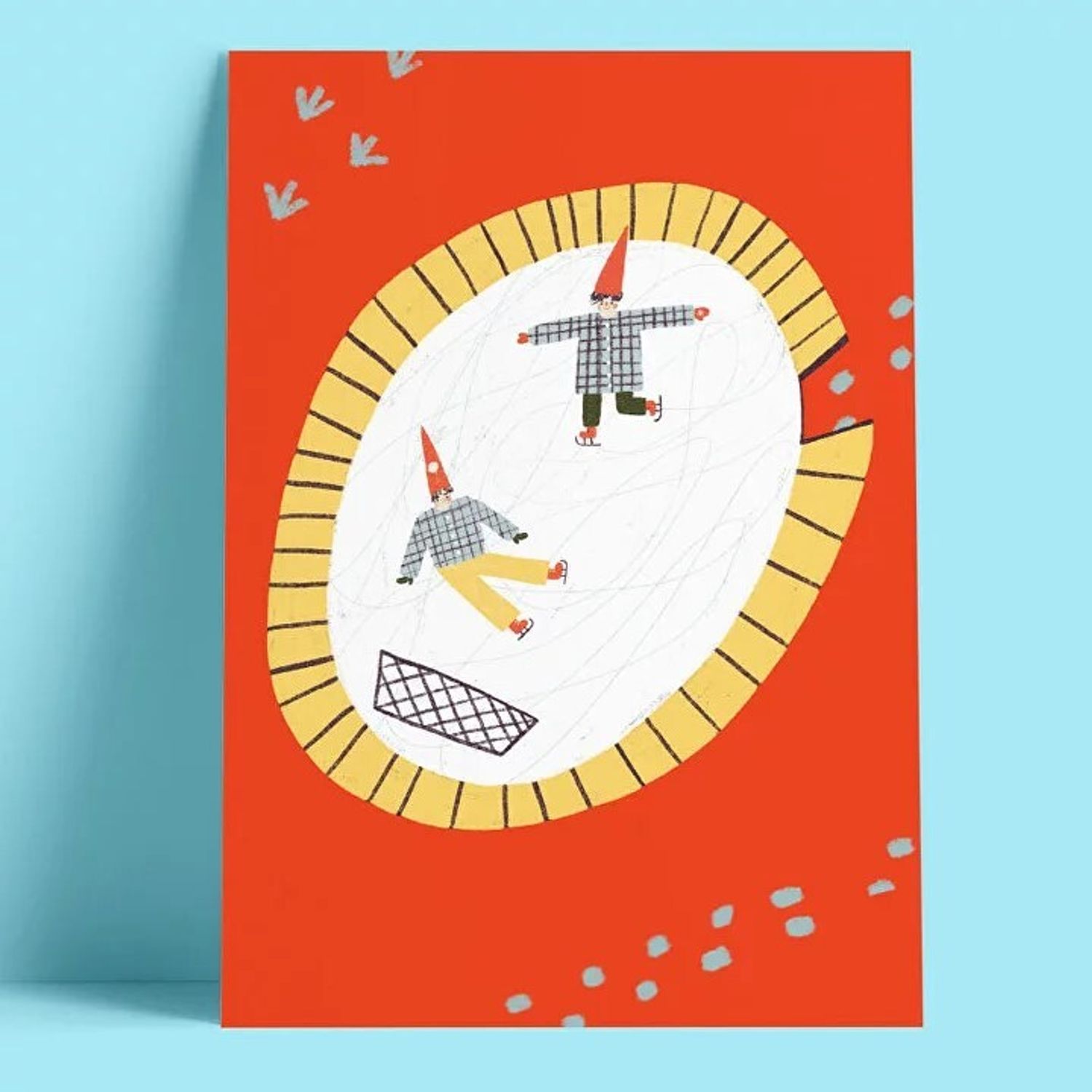 Открытка - Каток