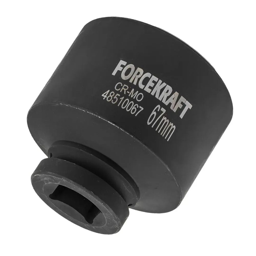 Головка ударная глубокая 1'', 67мм (6гр) FORCEKRAFT FK-48510067