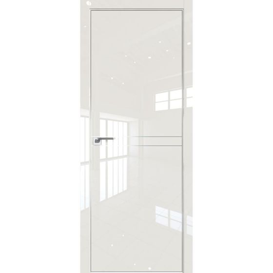 Profil Doors 11LE магнолия люкс с алюминиевым молдингом профиль серебро