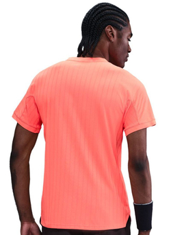 Мужская теннисная футболка Nike Court Slam Dri-Fit Advantage - bright mango
