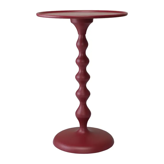 Столик приставной fluid, D38 см, жженый оранжевый