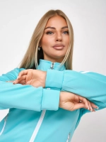 костюм спортивный на молнии Adidas с брюками и толстовка