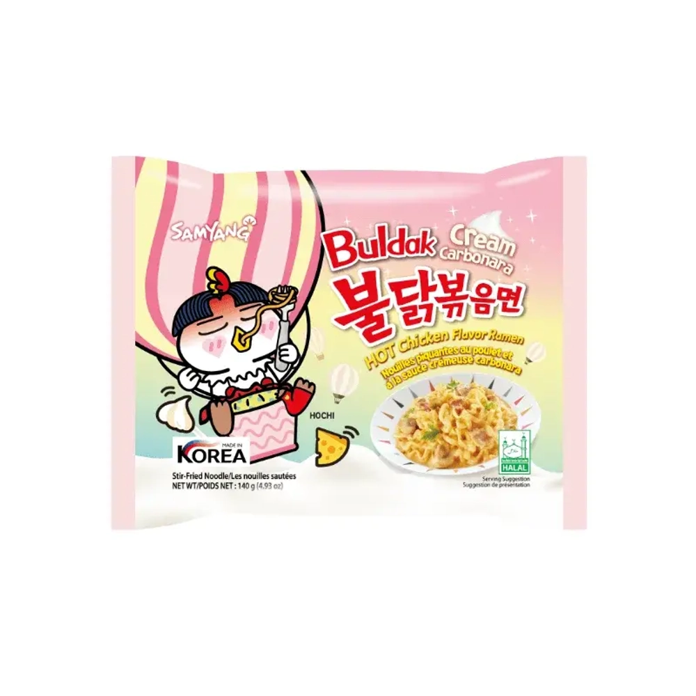 Лапша б/п SamyangHot Chicken Flavor Ramen-Cream Carbonara