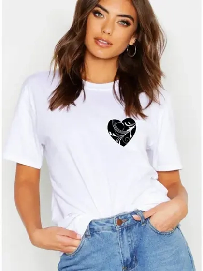 Футболка с сердцем