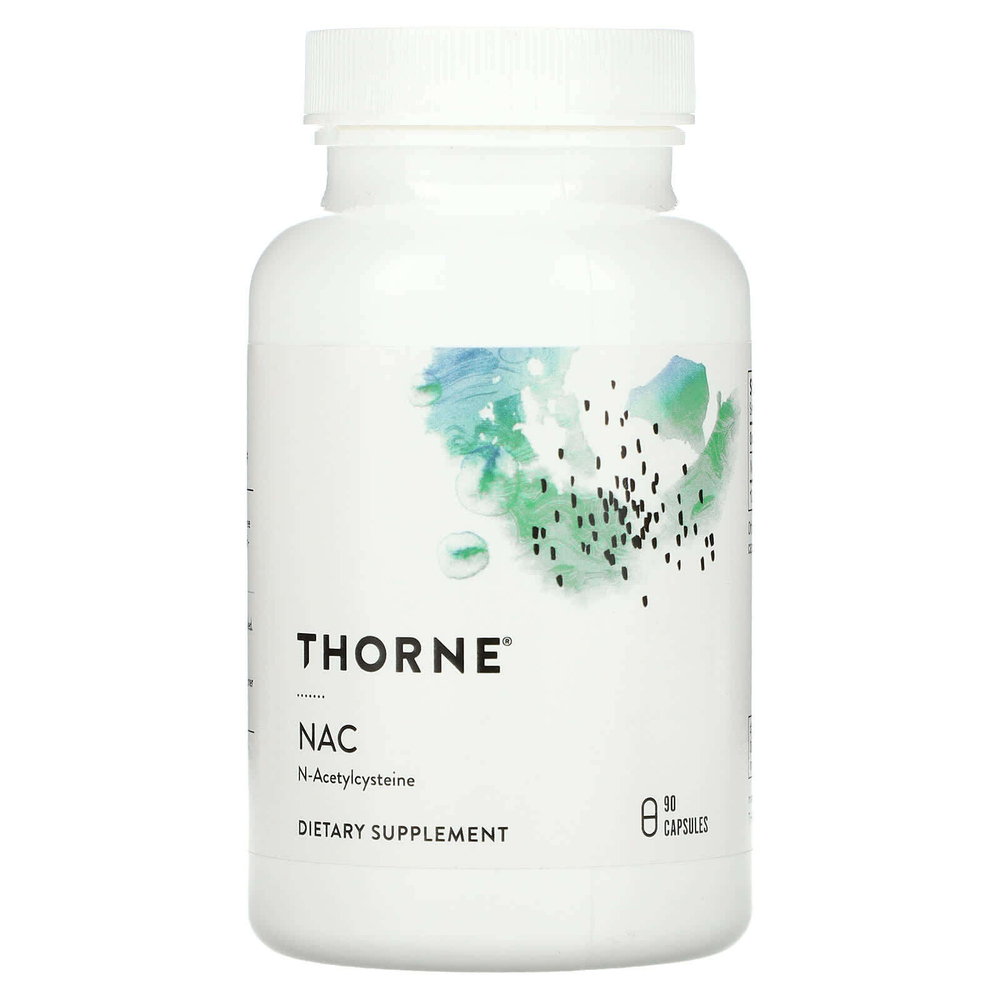 Thorne, NAC, 90 капсул (500 мг в 1 капсуле)
