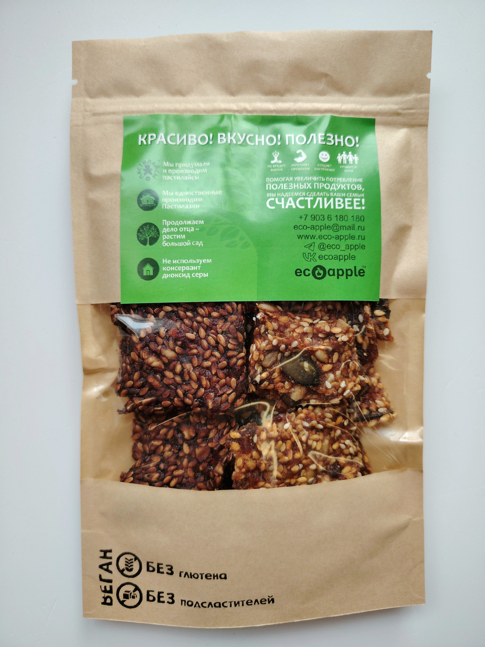 Крекеры MIX "Льняные шоколадные" и "Кокосовые семечки", 60 г