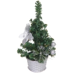 Елка декоративная «Сказочный блеск» 20 см, Серебро