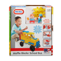 Little Tikes - Klocki Waffle - Набор Школьный автобус 644467