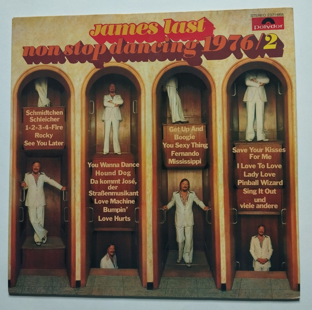 Винтажная виниловая пластинка LP James Last Non Stop Dancing 1976/2 (Germany 1976)