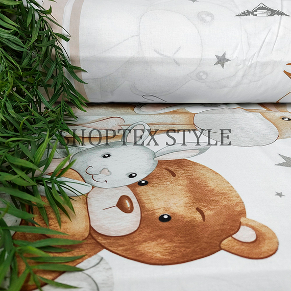 Перкаль "Детство-Друзья" | ш.150 см | 105 г/м² | хлопок-100%