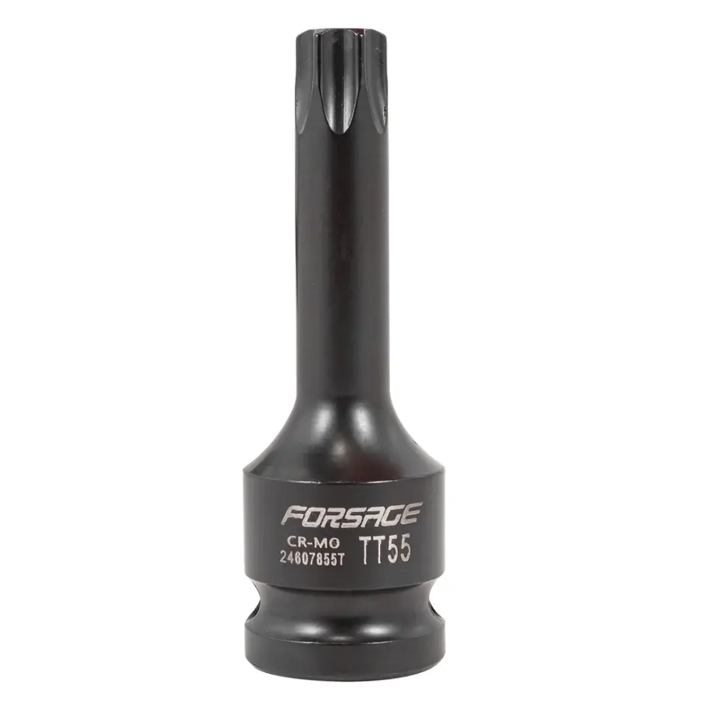 Головка-бита TORX ударная TH55 с отверстием, 1/2'' Forsage F-24607855T
