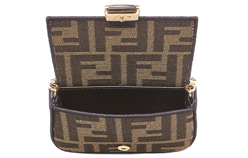 Сумка FENDI Baguette Nano Logo FF, 7AR844A6V5F17U4