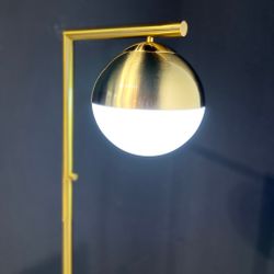 Торшер Geneva Single Glass Globe Floor Lamp