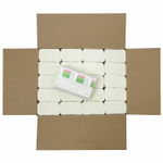 Полотенца бумажные 200 шт., LAIMA (H2) ADVANCED WHITE, 2-слойные, белые, КОМПЛЕКТ 20 пачек, 24×21,5, Z-сложение.