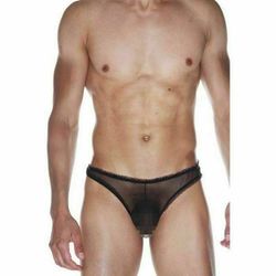 Мужские трусы тонги черные La Blinque LB15521