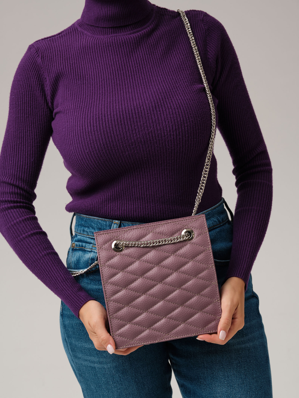 Сумка Azaro 30781 лиловая тень