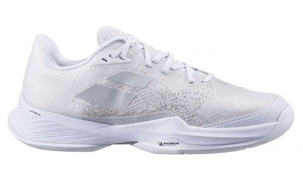 Женские Кроссовки теннисные Babolat Jet Mach 3 All Court Women - white/silver