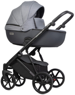 Детская коляска Riko Basic Montana Plus 3 в 1 40 Graphite (графит+серый)