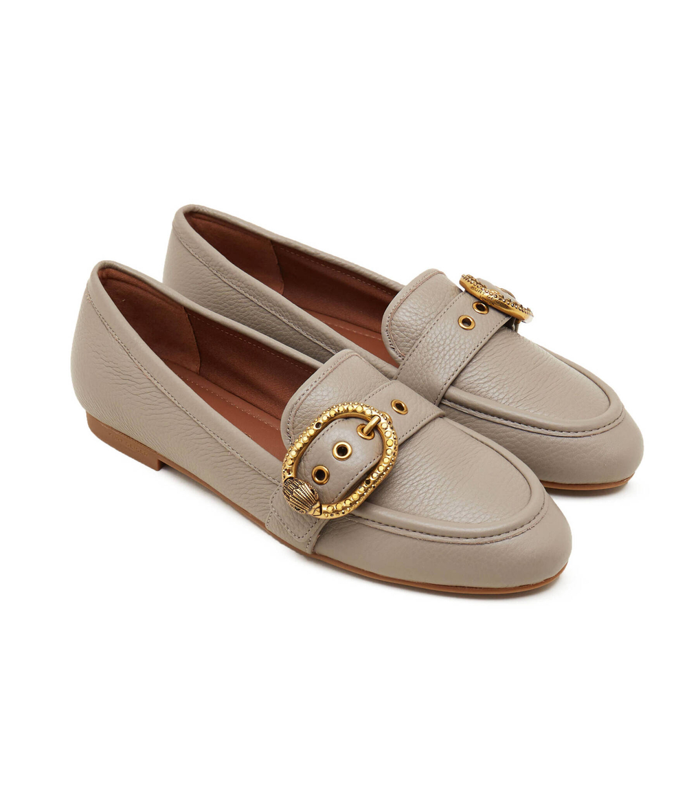 Кожаные лоферы mayfair Kurt Geiger - серый(1277647109)