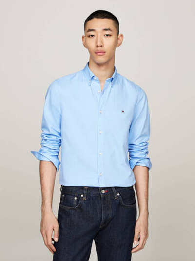 Рубашка DOBBY Tommy Hilfiger - голубой(MW0MW34568)