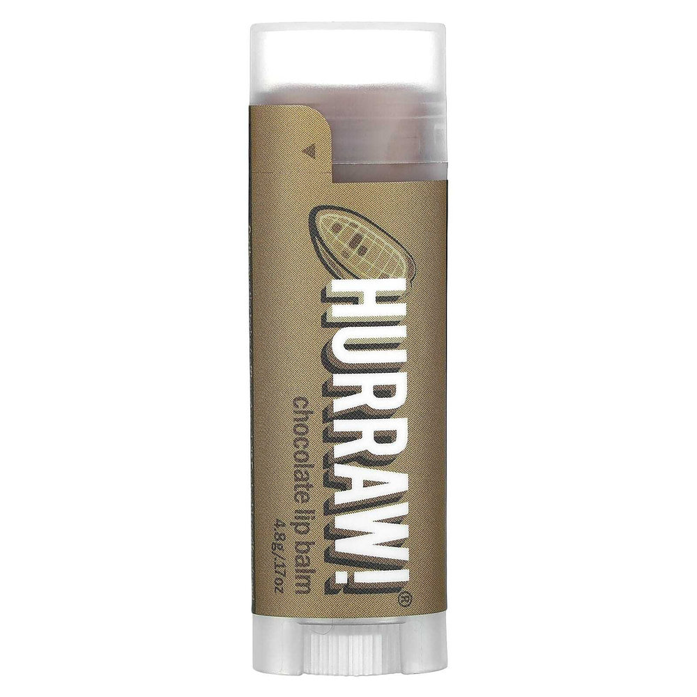 Hurraw! Balm, бальзам для губ, шоколад, 4,8 г (0,17 унции)