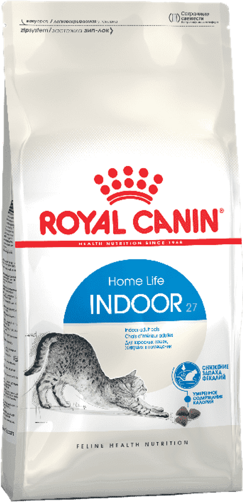 *Royal canin 4кг Indoor-27 корм для взрослых кошек постоянно живущих в помещении(Уценка)