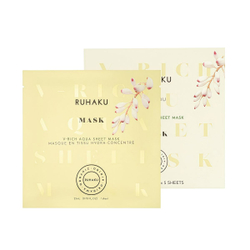 Органические тканевые маски для упругости и восстановления кожи RUHAKU V Rich Aqua Sheet Mask