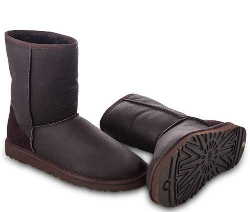 Ugg Men'S Classic Short Metallic Chocolate