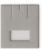 Вкладыш 03/наклонный/для серег/подвески/2 прорези/окошко для бирки/прорезь для нитки