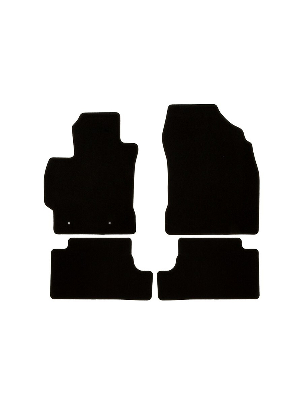 Коврики в салон для TOYOTA Corolla, 2006-2012, 2010-2013, седан, 4 шт. (текстиль) KLEVER01485101200K