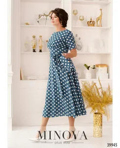 Платье 20-20-голубой Minova