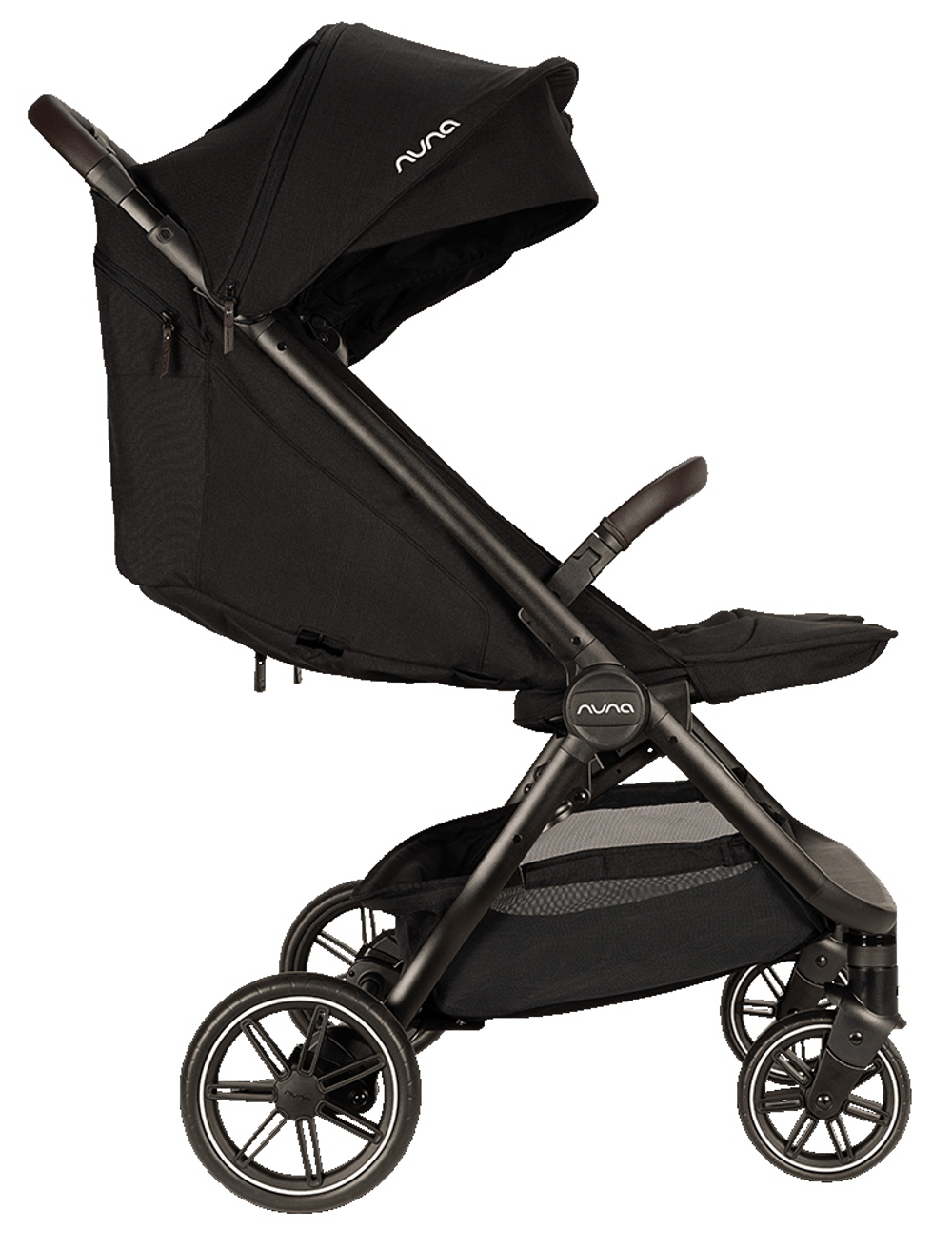 Коляска прогулочная для двойни Nuna TRVL DUBL Caviar