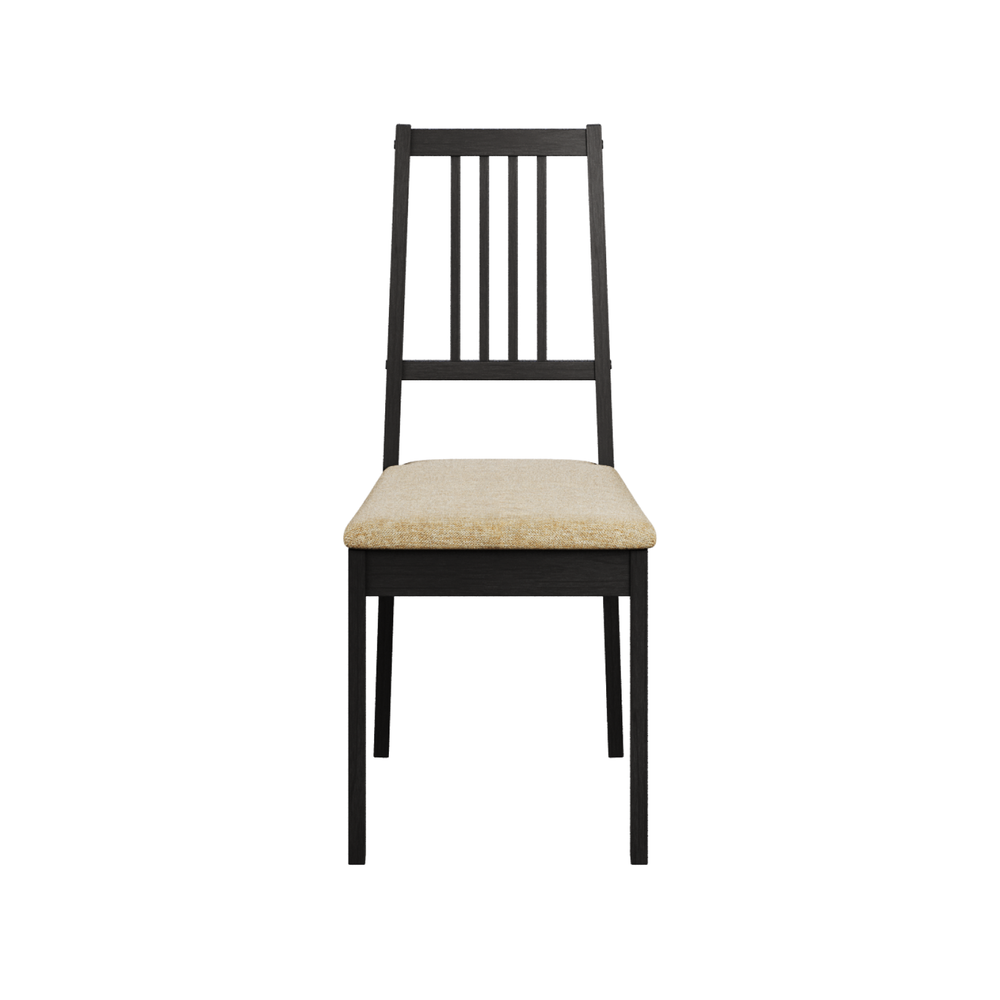 Стул деревянный PORTO 2, черное дерево + ткань №108