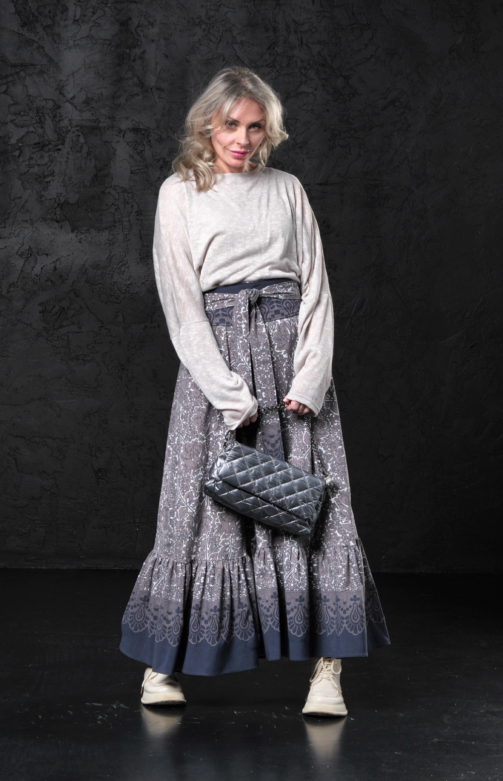 Юбка с орнаментом+ кушак