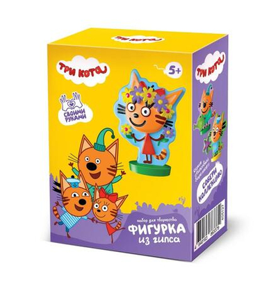 Фигурка под раскраску "Три кота. Карамелька" (Фантазер)