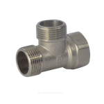 Тройник латунь никель Ду 15 (1/2") НР/НР/ВР SantechSystems