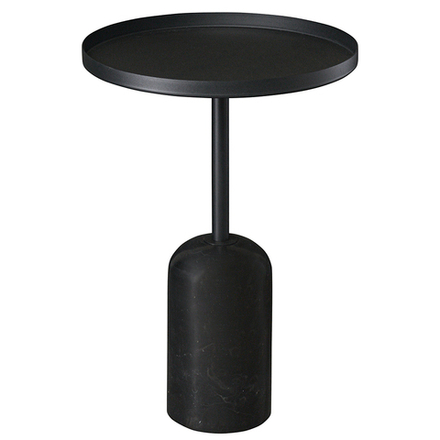 Столик кофейный Lars, Ø40 см, черный