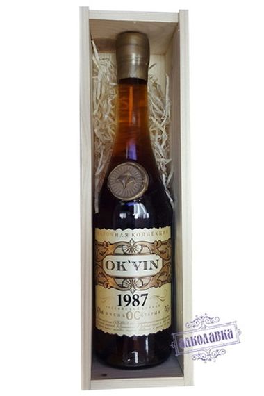 Оквин. Российский коньяк 1987 0,5л