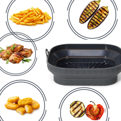 Форма для выпечки/запекания в аэрогриле силиконовая Patisse Air Frying 21х21х3.5 см