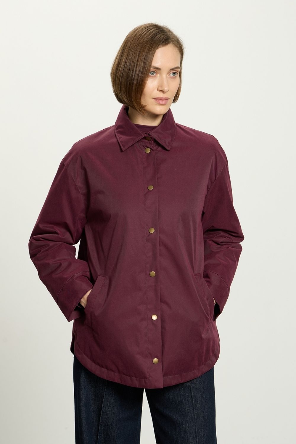 Куртка Бостон бордо утепленная