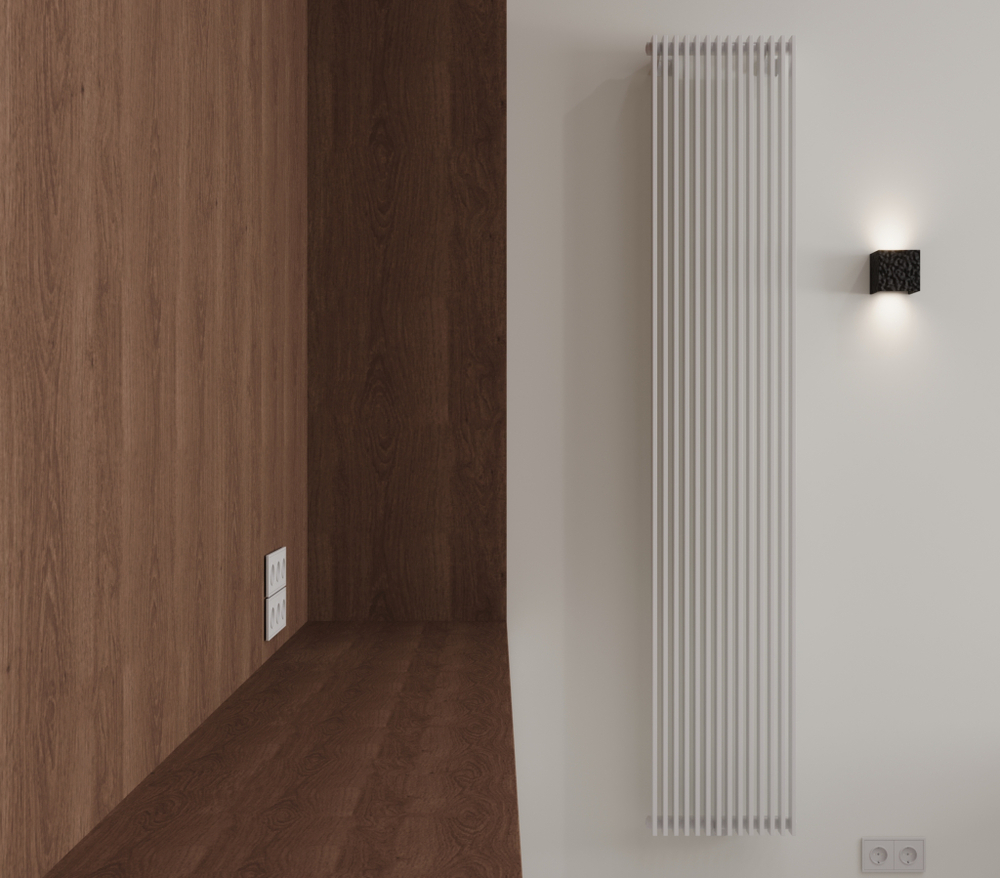 Вертикальные дизайн-радиаторы Параллели 1784мм с нижним подключением