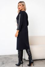 Платье в стиле Спорт-шик (синий) Р11-1228/2 Nikol